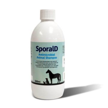 SporalD Antimicrobial Animal Shampoo 500 ml VET