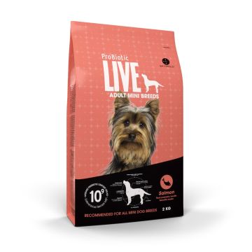 LIVE Mini Breeds Adult Laks 2 kg